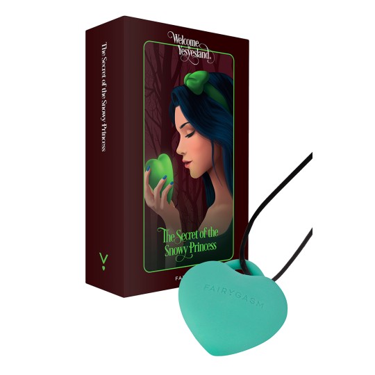 Stimulateur pendentif PleasureStone vert - FairyGasm 2